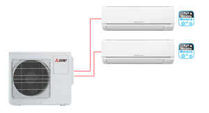 Мульти сплит-система 2*MSZ-HJ35VA ER1