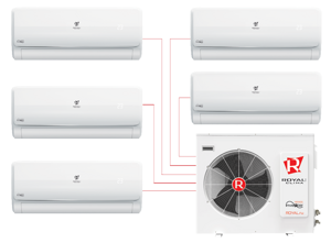 Инверторные мульти сплит-системы MULTI VELA Chrome Inverter RCI-VM12HN/IN