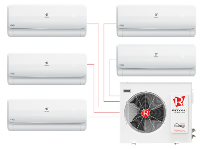 Инверторные мульти сплит-системы MULTI VELA Chrome Inverter RCI-VM18HN/IN